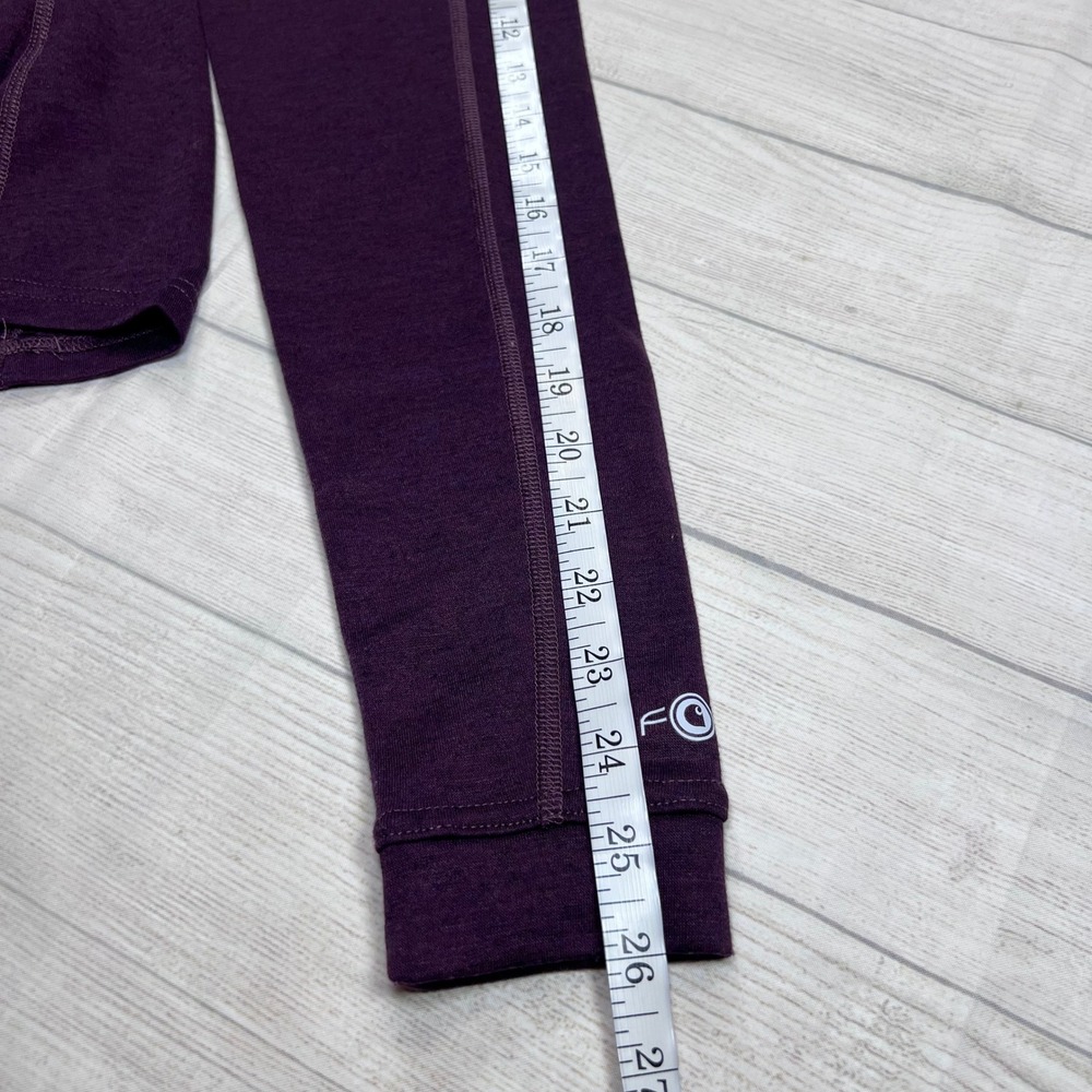 Carhartt Force Pullover Women Medium Purple Quarter Zip Base Layer Top - Picture 8 of 8